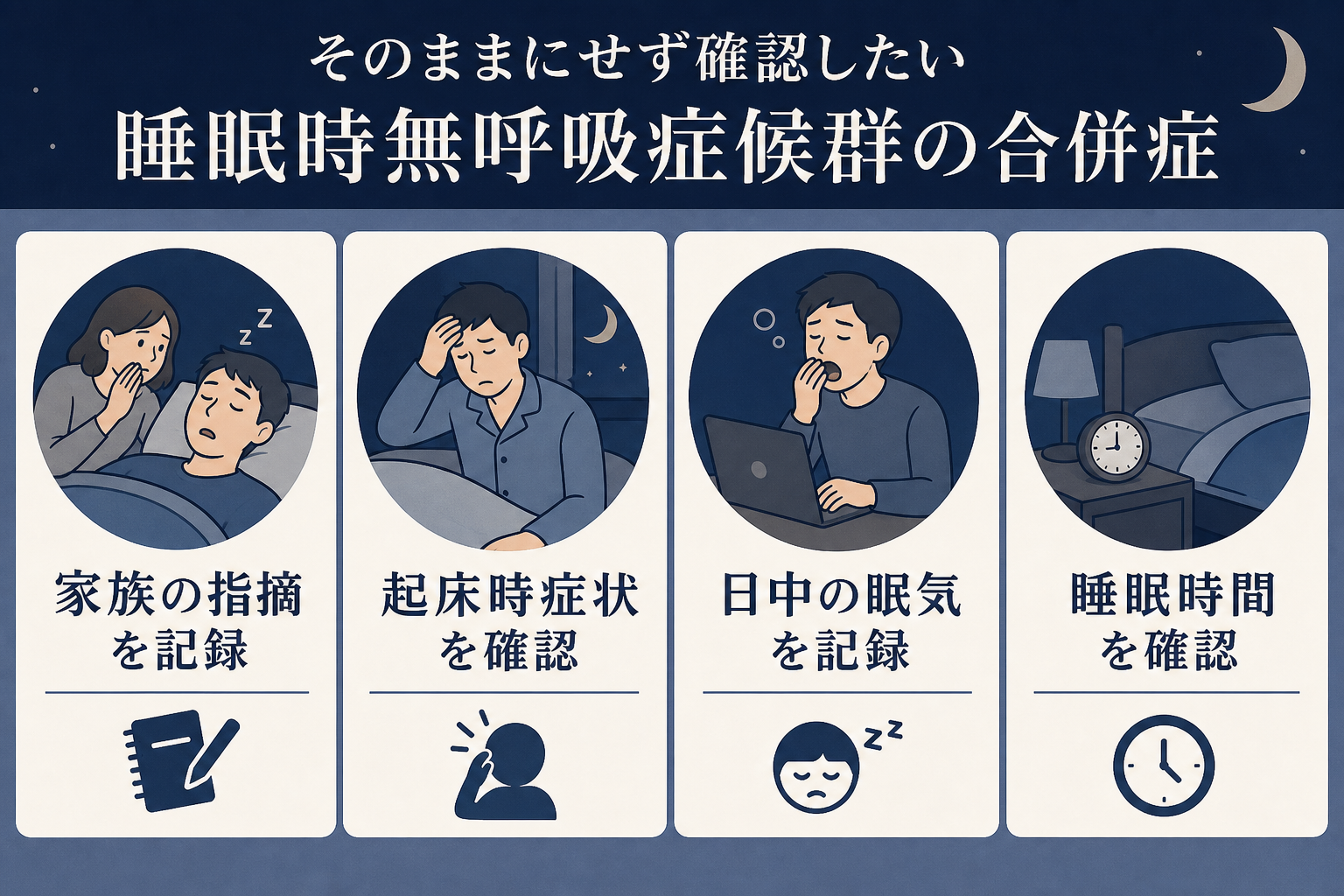 観察・記録ポイントを整理した本文図