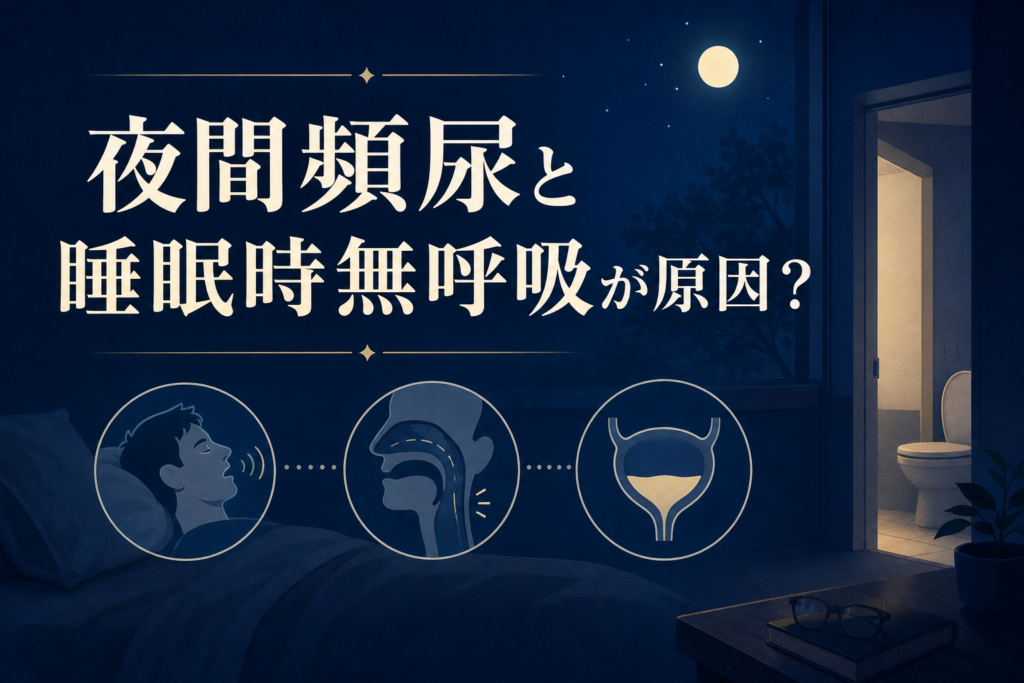 夜間頻尿について確認するためのアイキャッチ画像