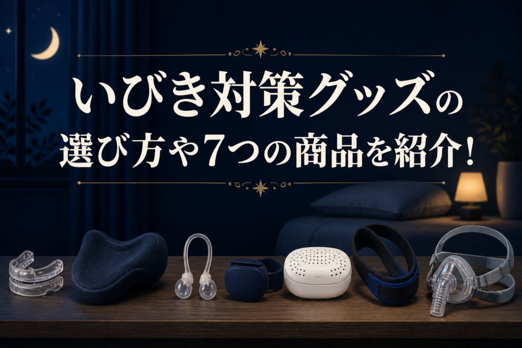 いびきについて確認するためのアイキャッチ画像