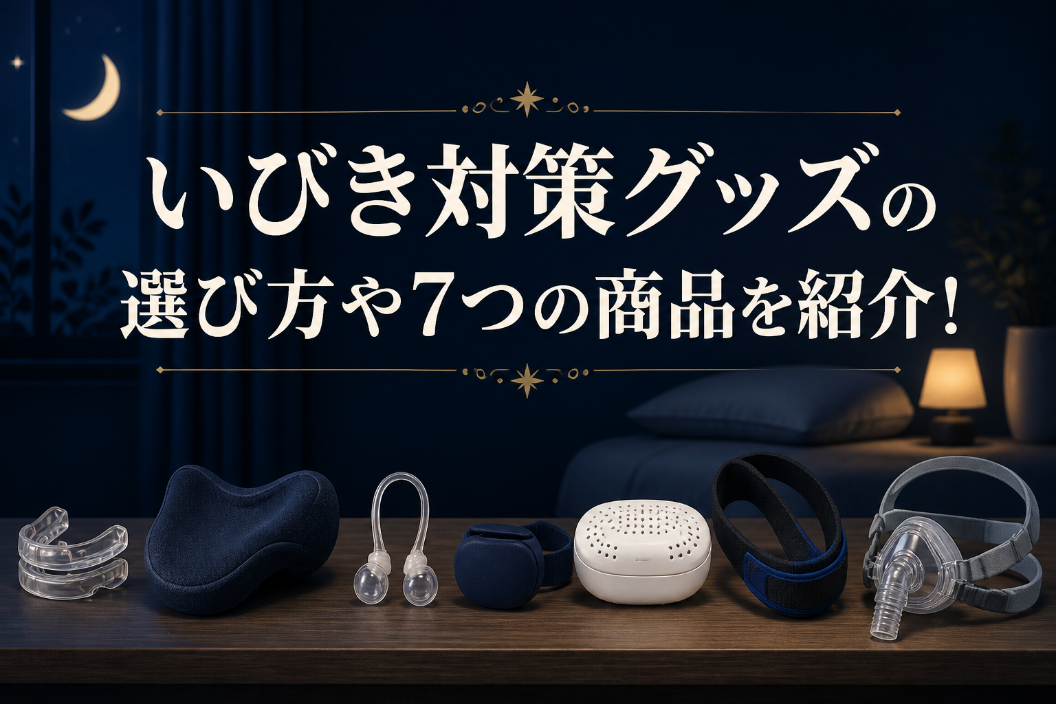 いびきについて確認するためのアイキャッチ画像